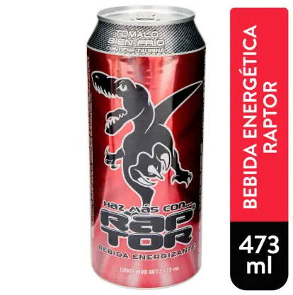 BEBEIDA ENERGÉTICA RAPTOR 473ML