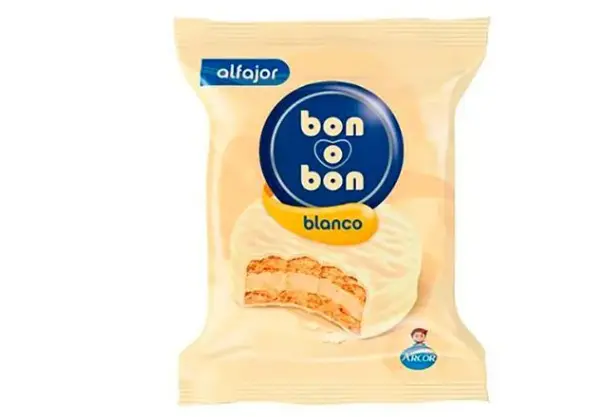 Bon o Bon alfajor blanco 40 g