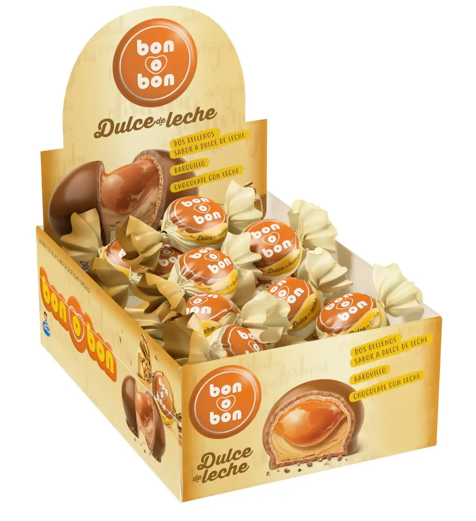 Chocolate bon o bon dulce de leche