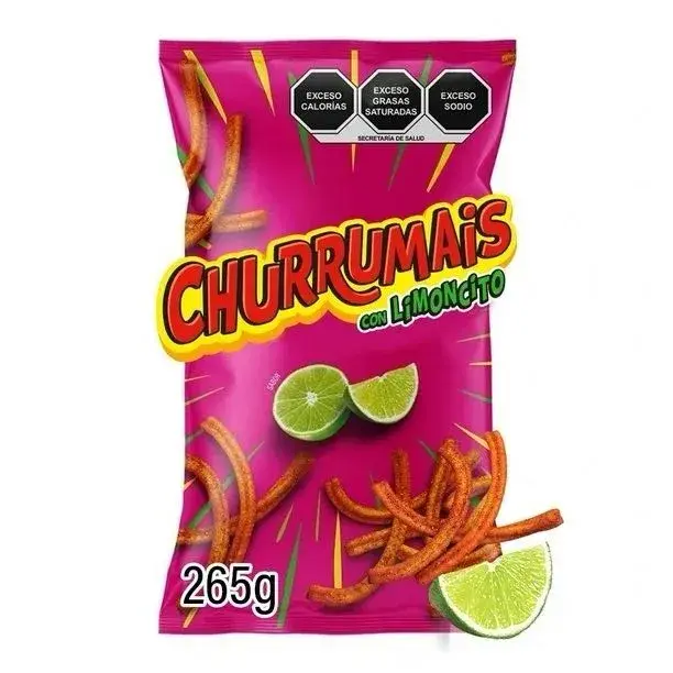 Churrumais con limoncito Bolsa grande Contiene 265g