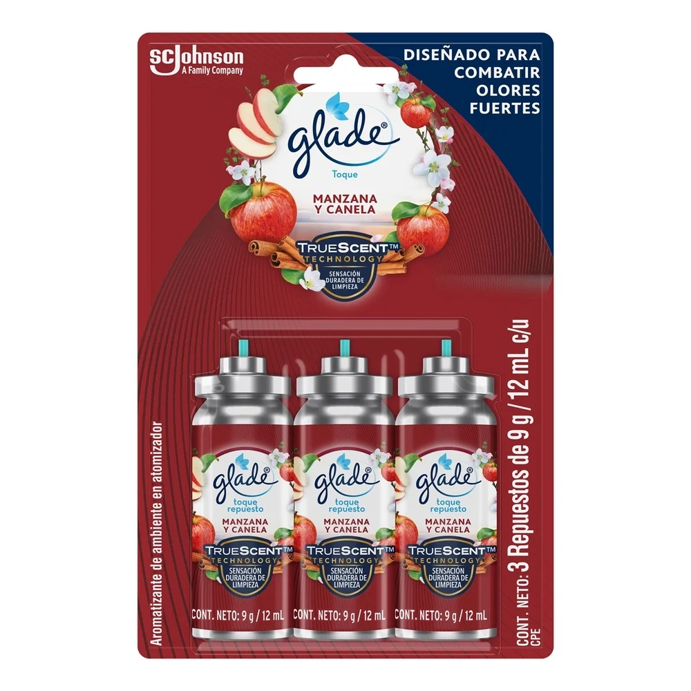 Glade Toque 3 Repuestos 12ml