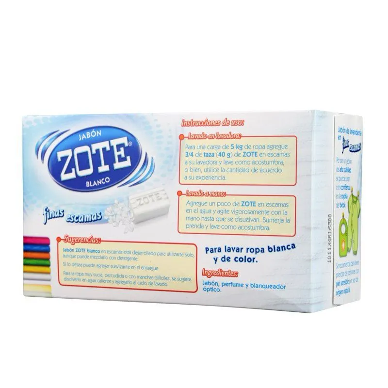 Jabon Zote finas escamas 250 g