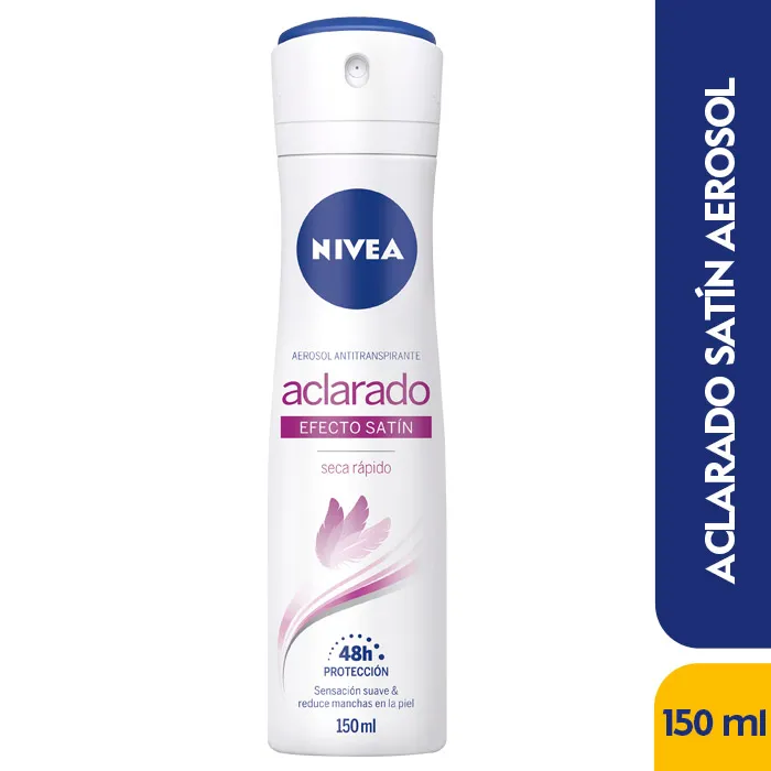 NIVEA antitranspirante aclarado EFECTO SATIN 150ml