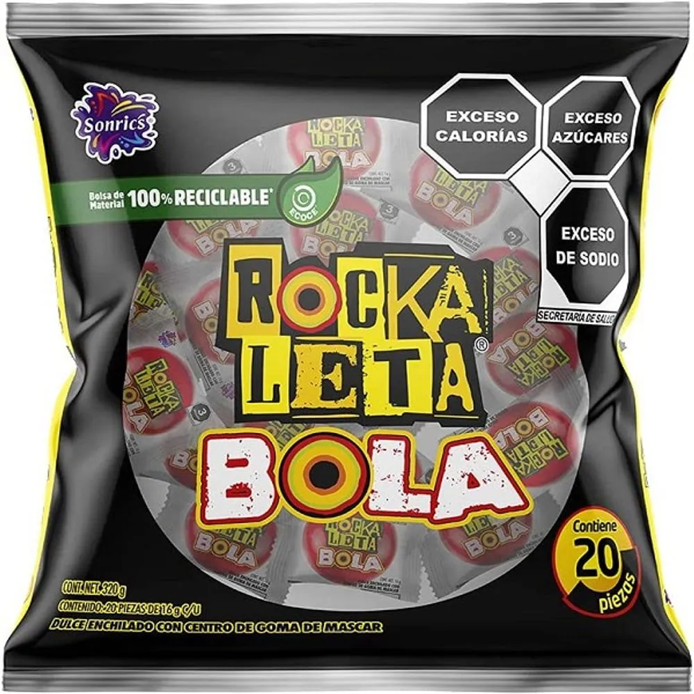 SONRIC'S ROCKALETA BOLA 20pz