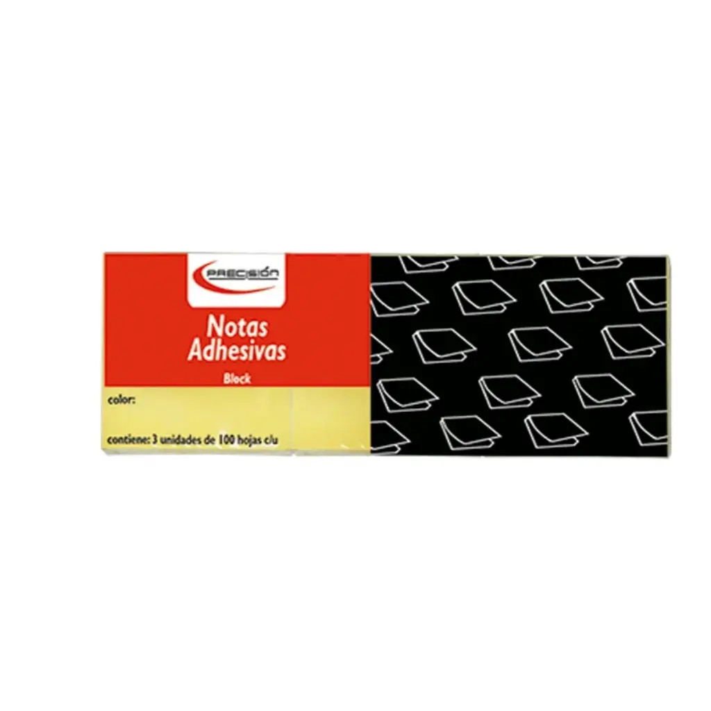 Block de notas adhesivas Precision 15x2" 3 unidades