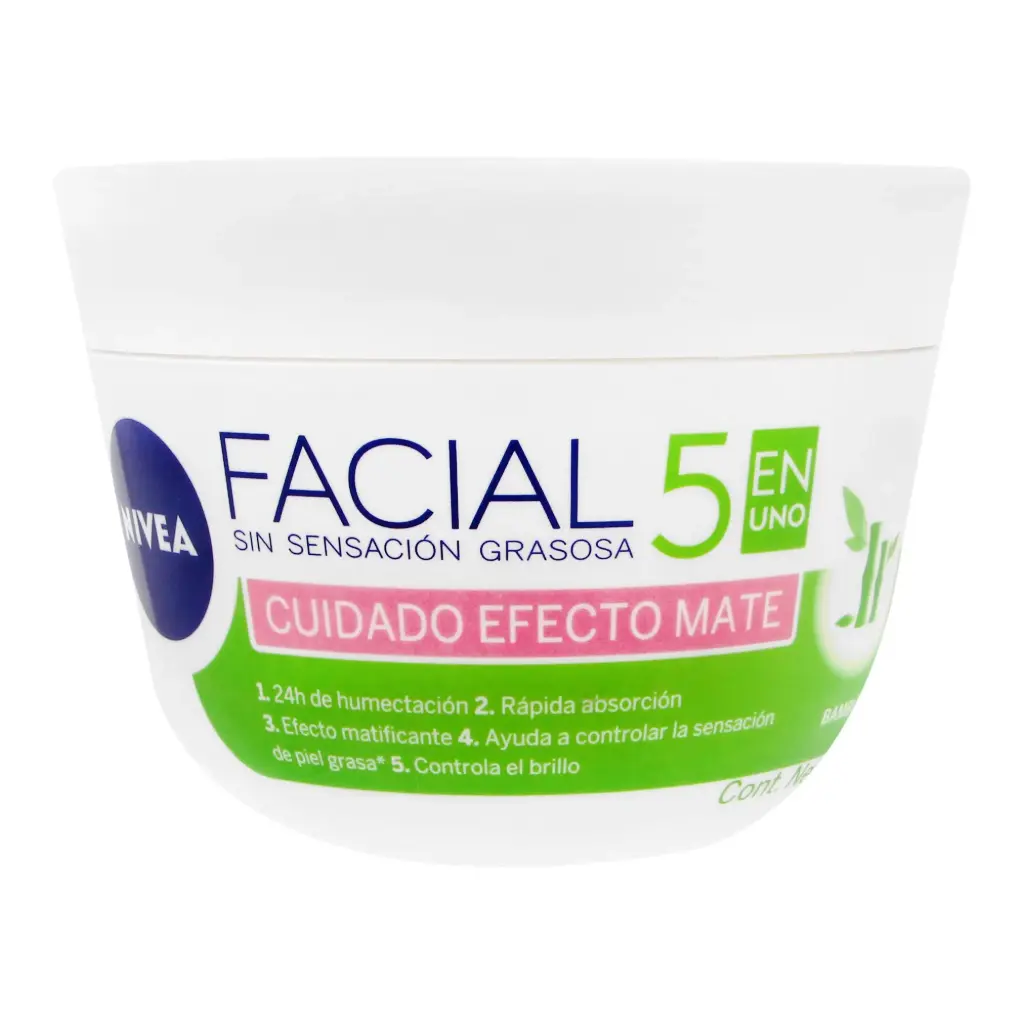Crema Nivea Cuidado Efecto Mate 375 ml