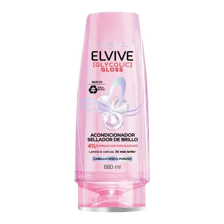 Acondicionador L'oréal Paris Elvive Gloss 680 Ml