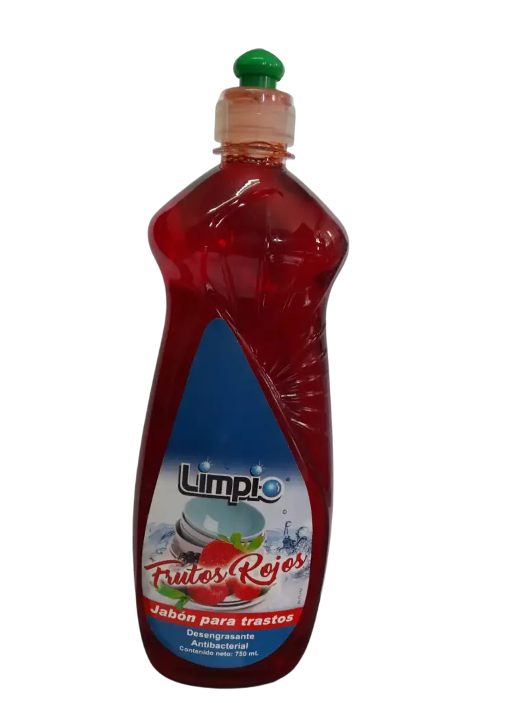 Jabon Para Trastos Frutos Rojos 750ml.