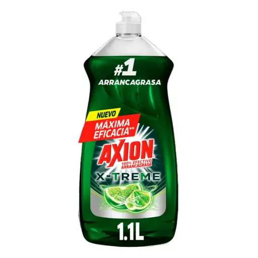 Lavatrastes Axion X-Treme Líquido 1.1L
