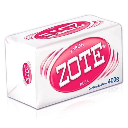 Jabon Zote rosa 400g
