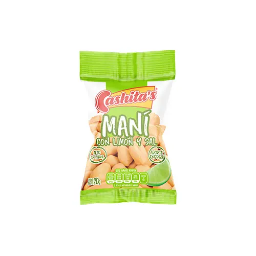 Maní Cashitas con limón y sal 20g