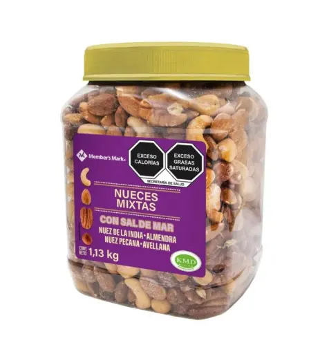 Nueces mixtas con sal 1.13Kg