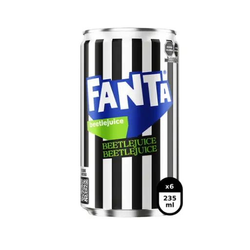 Refresco Fanta Edición Limitada Beetlejuice 235 Ml